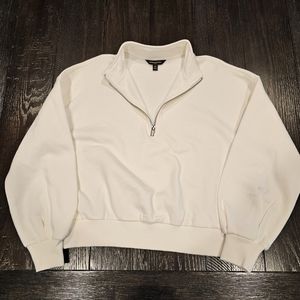 Banana Republic White 1/4 Zip Women's XS | NEW WITHOUT TAGS